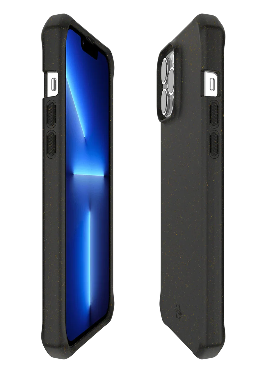 Itskins Feroniabio Terra iPhone 13 Pro Cover - Black - Tashqila Itskins Feroniabio Terra iPhone 13 Pro Cover - Black - Tashqila